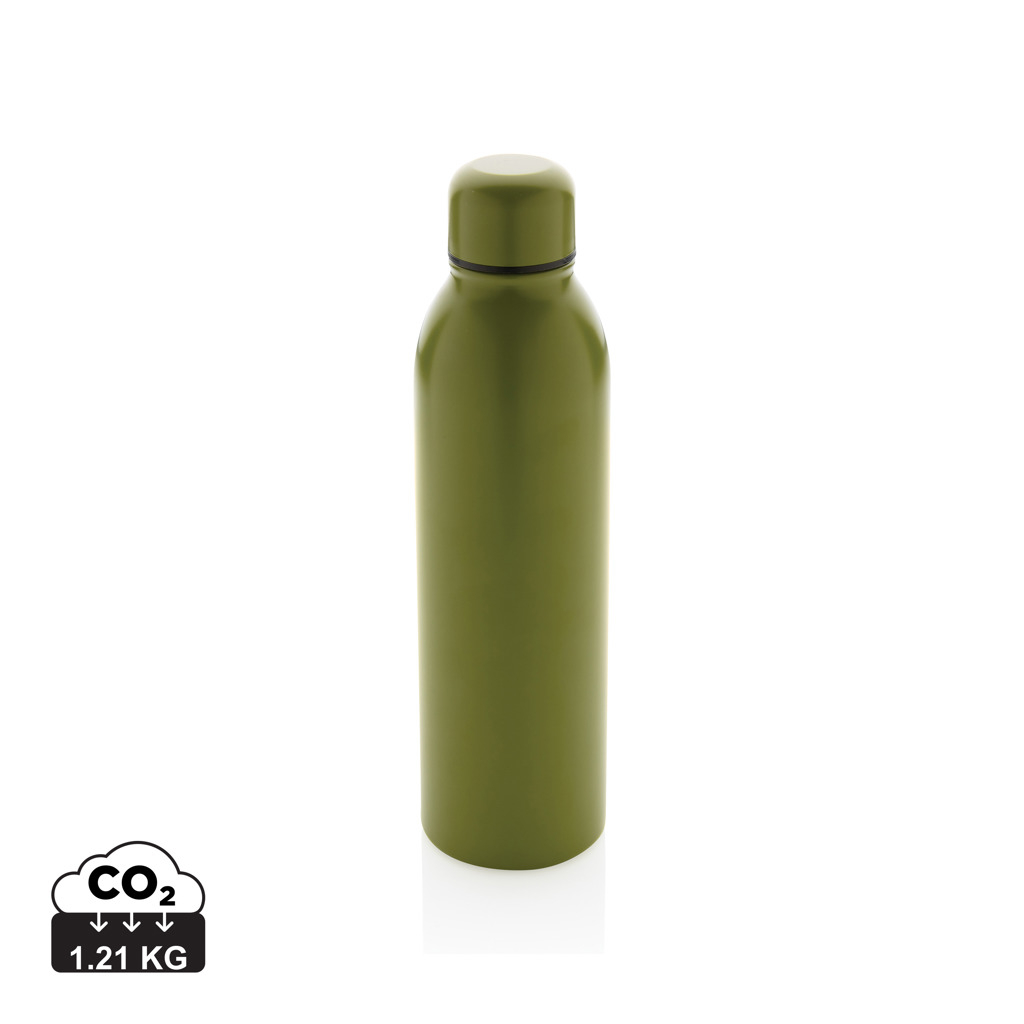 Bouteille isotherme publicitaire 500ml inox recyclé Vert 